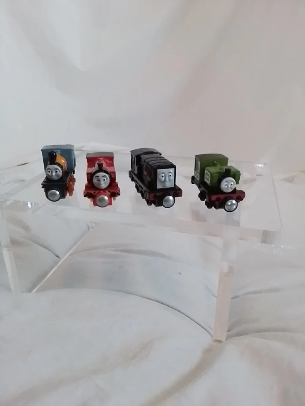 Thomas & Friends Four-Piece Mini Train Set - Blue, Red, Black, Green